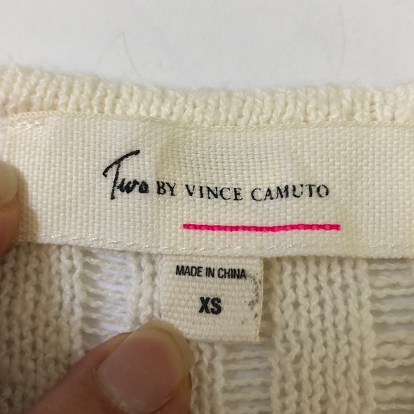 Two by Vince Camuto Cream Sweater | Size XS - Picture 6 of 6